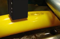 continuous inkjet plastic pipes